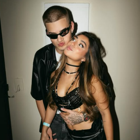 Yas Takada in an event with her boyfriend.